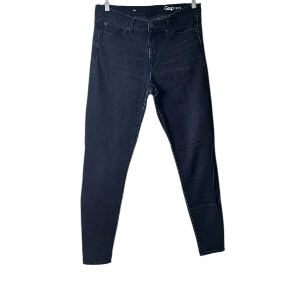 GAP Women’s Black Mid Rise Skinny Jeans 29‎ Reg
